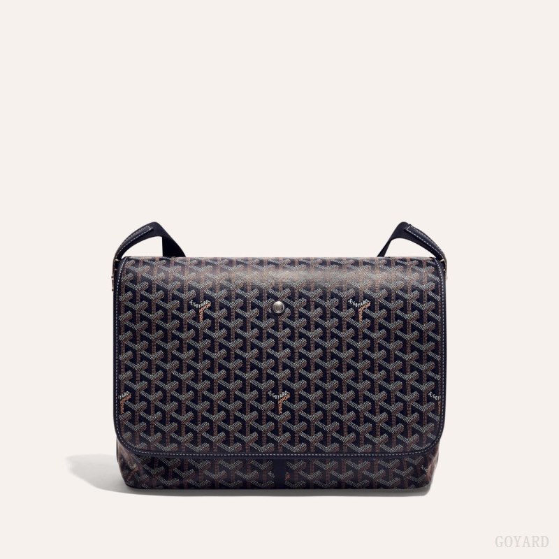 Bolsas De Ombro Goyard CAPETIEN MM MESSENGER BAG Azul Marinho Azuis | GY-YHD7486