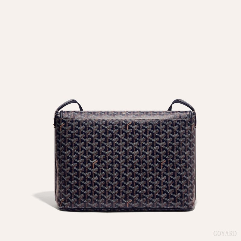 Bolsas De Ombro Goyard CAPETIEN MM MESSENGER BAG Azul Marinho Azuis | GY-YHD7486