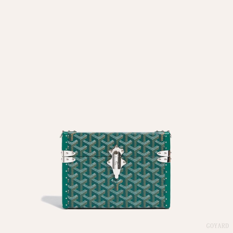 Bolsas De Ombro Goyard Cassette Trunk Bag Verdes | GY-KOZ5161