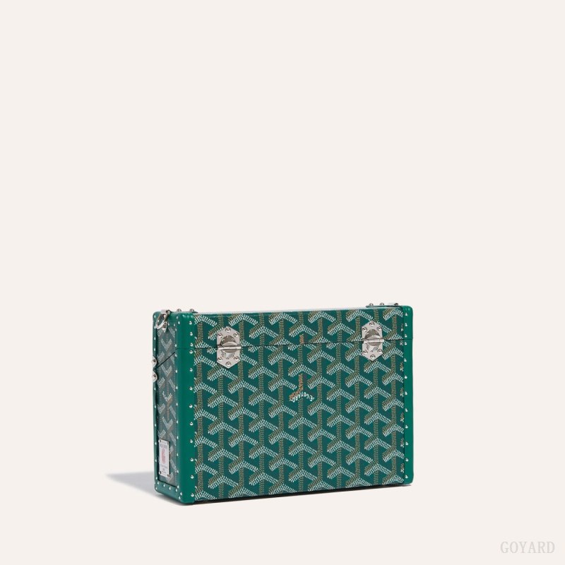 Bolsas De Ombro Goyard Cassette Trunk Bag Verdes | GY-KOZ5161
