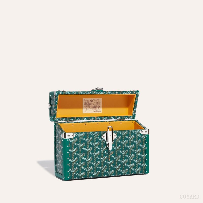 Bolsas De Ombro Goyard Cassette Trunk Bag Verdes | GY-KOZ5161