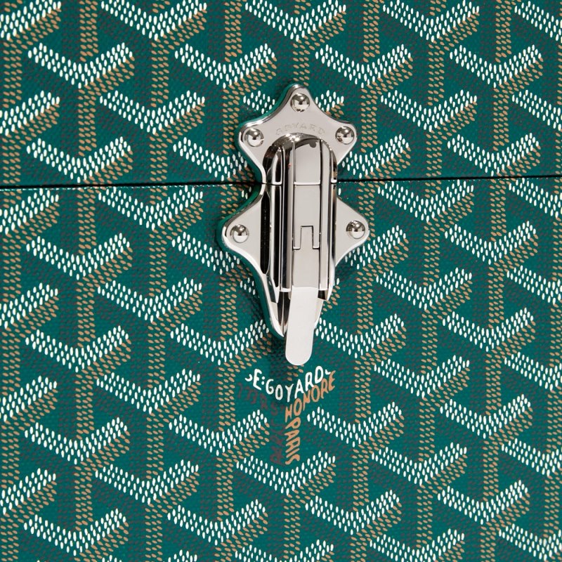 Bolsas De Ombro Goyard Cassette Trunk Bag Verdes | GY-KOZ5161