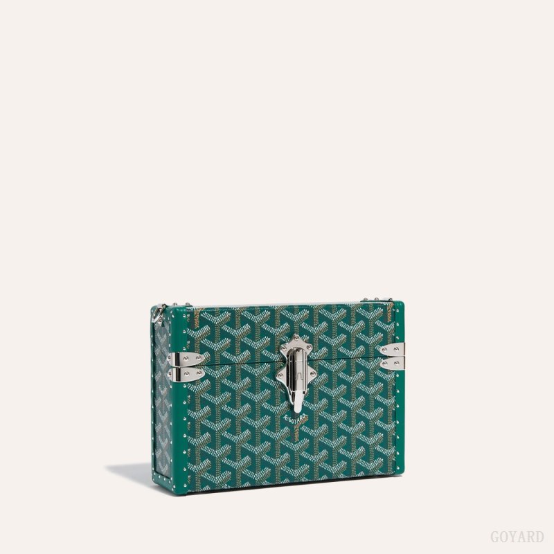 Bolsas De Ombro Goyard Cassette Trunk Bag Verdes | GY-KOZ5161