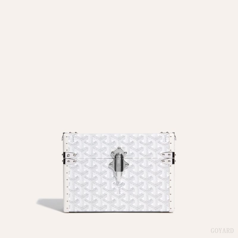 Bolsas De Ombro Goyard Cassette Trunk Bag Branco | GY-GSD0121