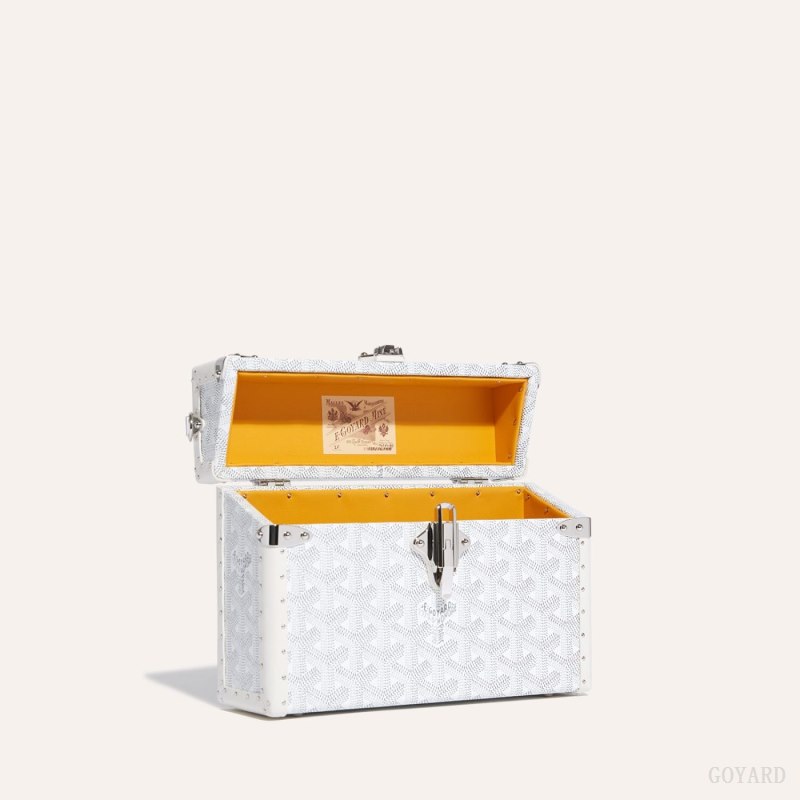 Bolsas De Ombro Goyard Cassette Trunk Bag Branco | GY-GSD0121