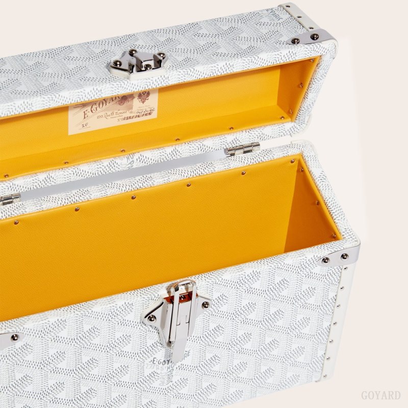 Bolsas De Ombro Goyard Cassette Trunk Bag Branco | GY-GSD0121