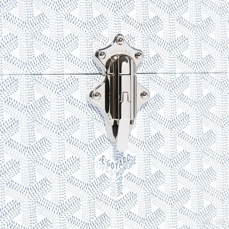 Bolsas De Ombro Goyard Cassette Trunk Bag Branco | GY-GSD0121