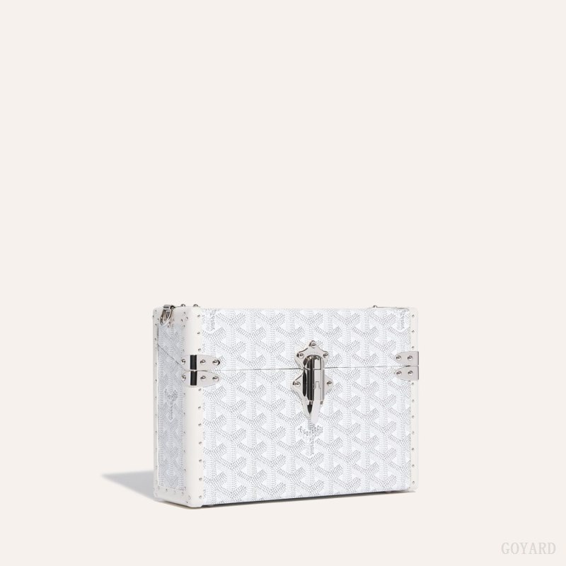 Bolsas De Ombro Goyard Cassette Trunk Bag Branco | GY-GSD0121