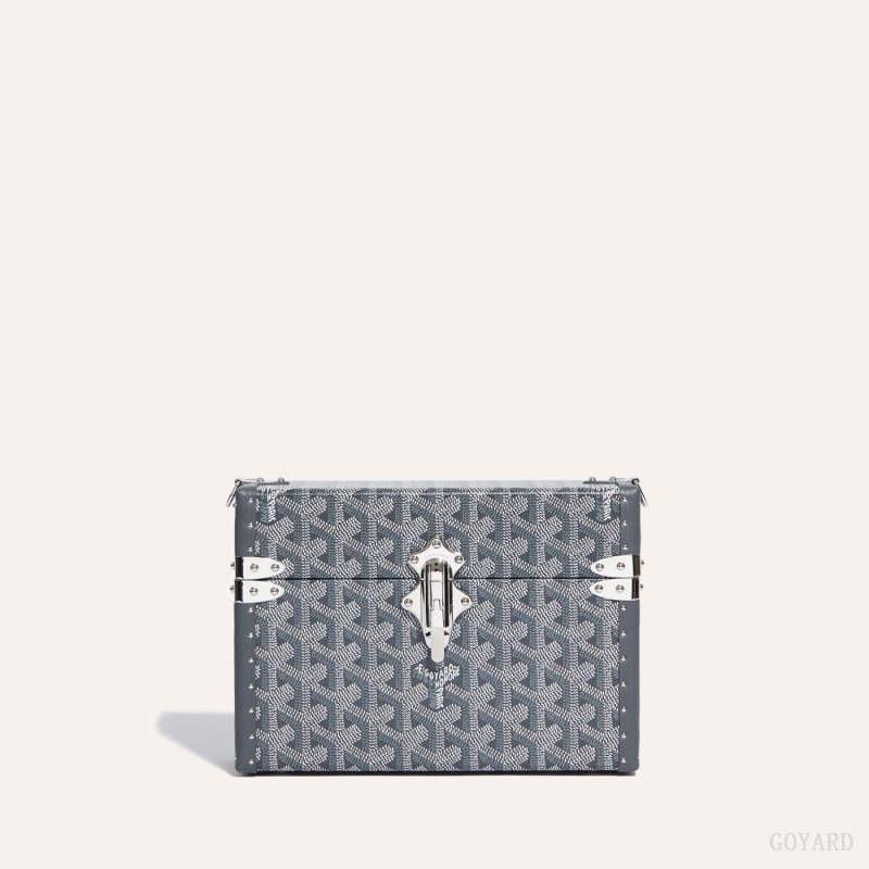 Bolsas De Ombro Goyard Cassette Trunk Bag Cinzentas | GY-DTP1921
