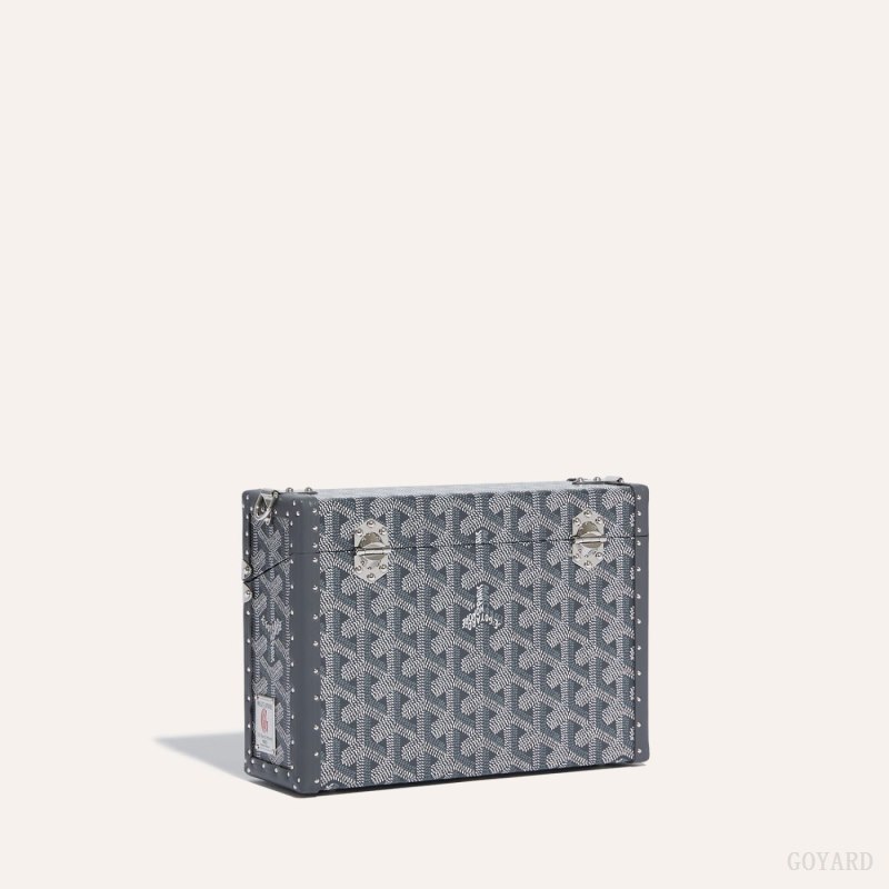 Bolsas De Ombro Goyard Cassette Trunk Bag Cinzentas | GY-DTP1921