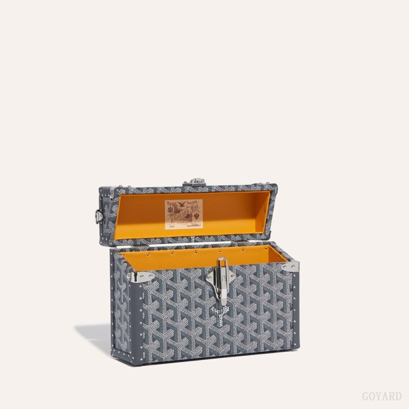 Bolsas De Ombro Goyard Cassette Trunk Bag Cinzentas | GY-DTP1921