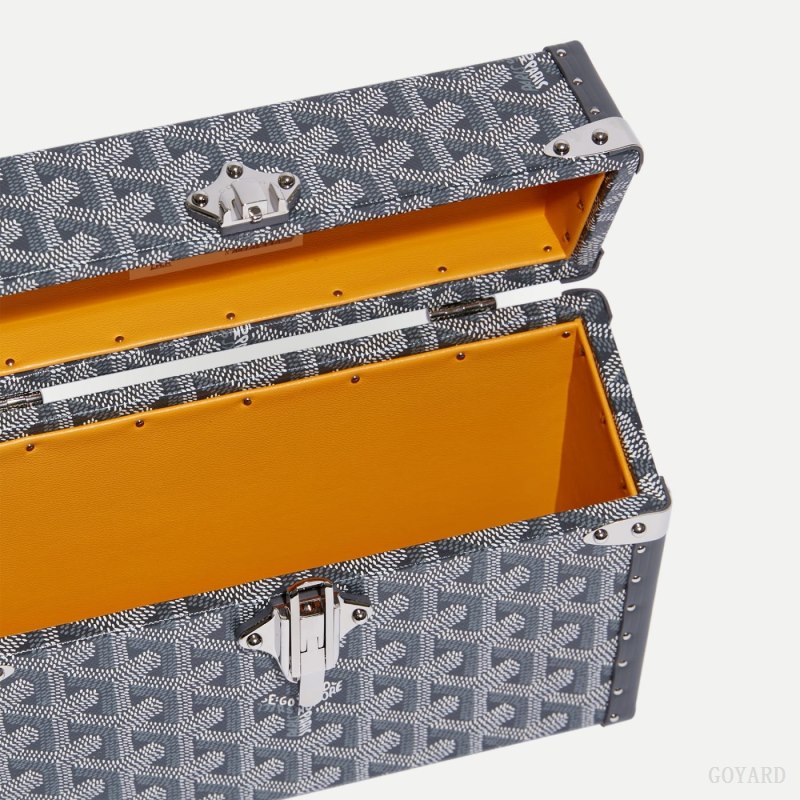 Bolsas De Ombro Goyard Cassette Trunk Bag Cinzentas | GY-DTP1921