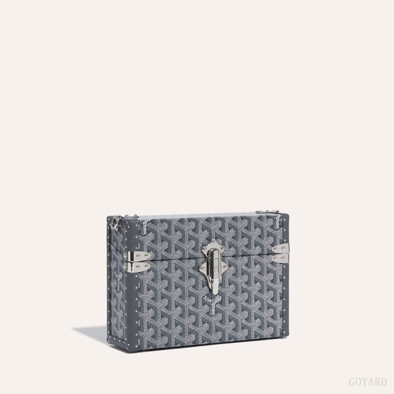 Bolsas De Ombro Goyard Cassette Trunk Bag Cinzentas | GY-DTP1921