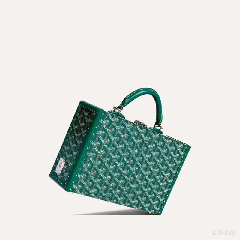 Bolsas De Ombro Goyard Grand Hôtel Trunk Bag Verdes | GY-COT8243
