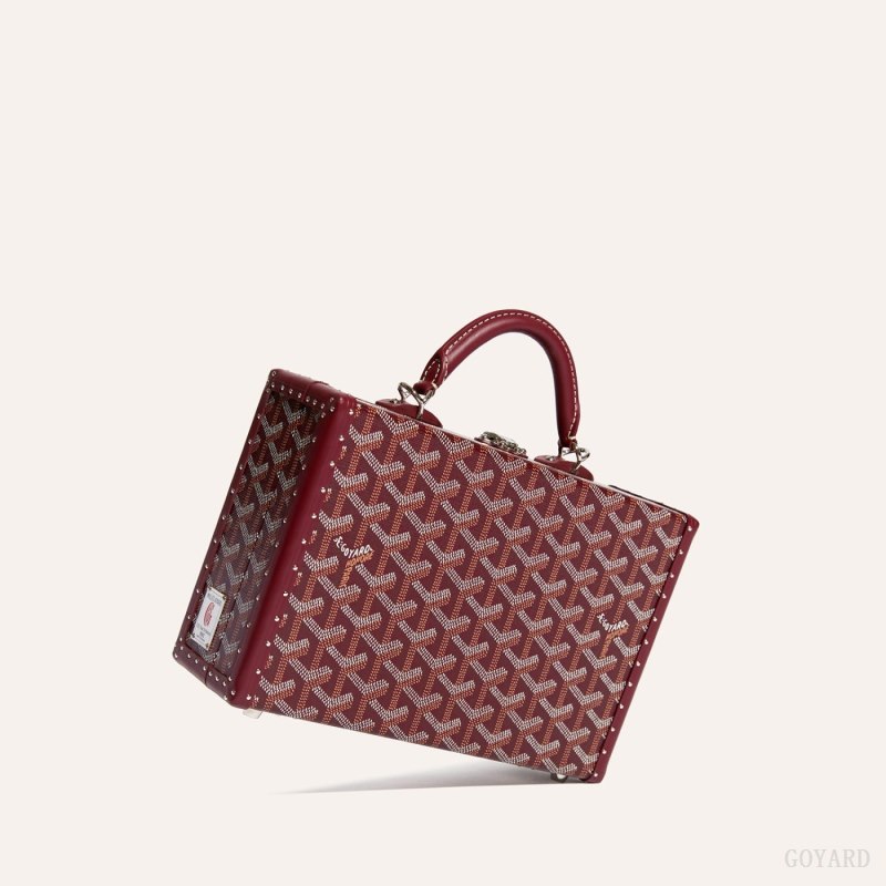 Bolsas De Ombro Goyard Grand Hôtel Trunk Bag Bordeaux | GY-SVO7301