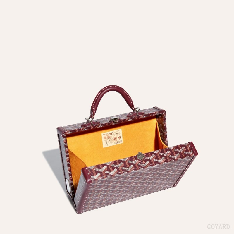 Bolsas De Ombro Goyard Grand Hôtel Trunk Bag Bordeaux | GY-SVO7301
