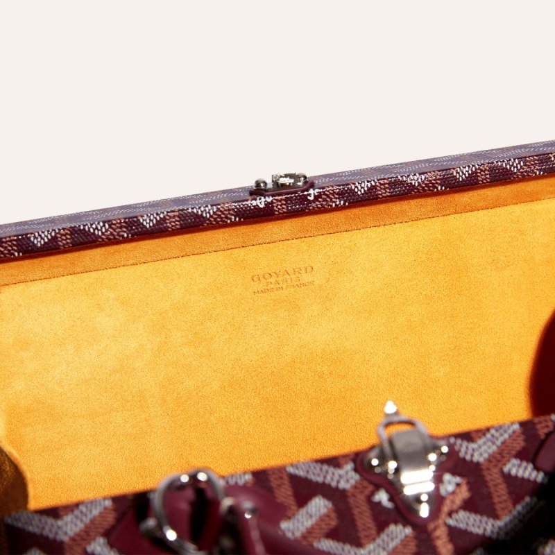 Bolsas De Ombro Goyard Grand Hôtel Trunk Bag Bordeaux | GY-SVO7301