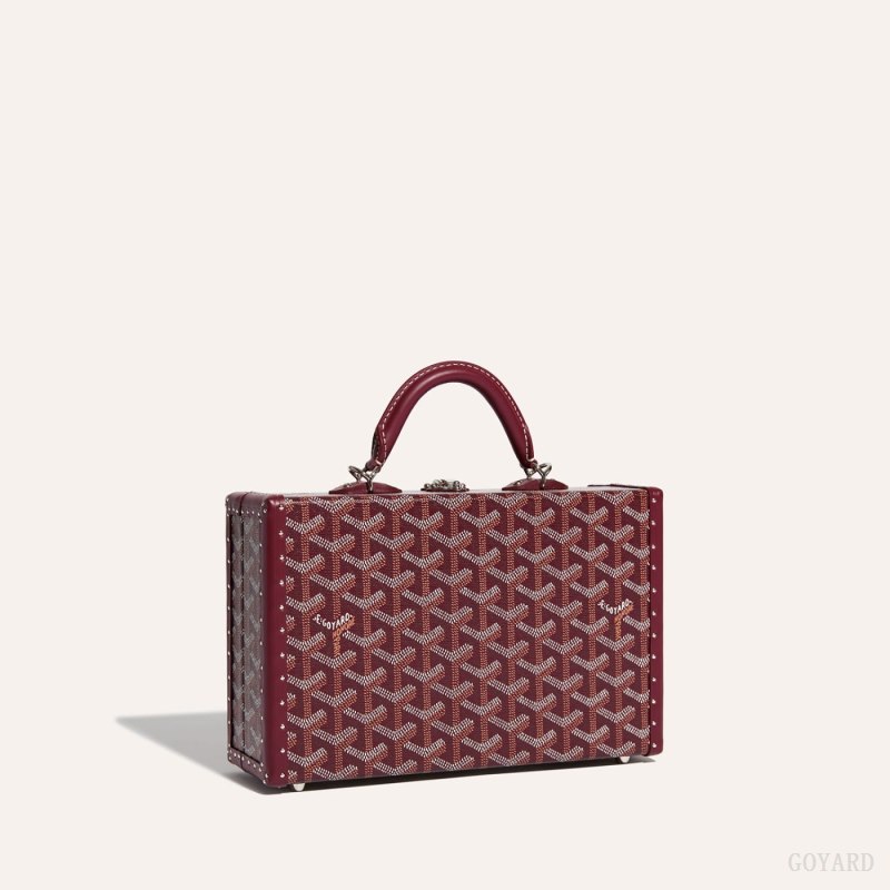 Bolsas De Ombro Goyard Grand Hôtel Trunk Bag Bordeaux | GY-SVO7301