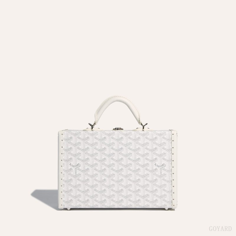 Bolsas De Ombro Goyard Grand Hôtel Trunk Bag Branco | GY-VJU0746