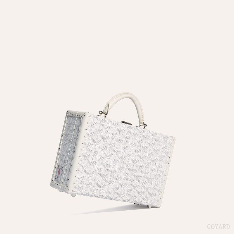 Bolsas De Ombro Goyard Grand Hôtel Trunk Bag Branco | GY-VJU0746