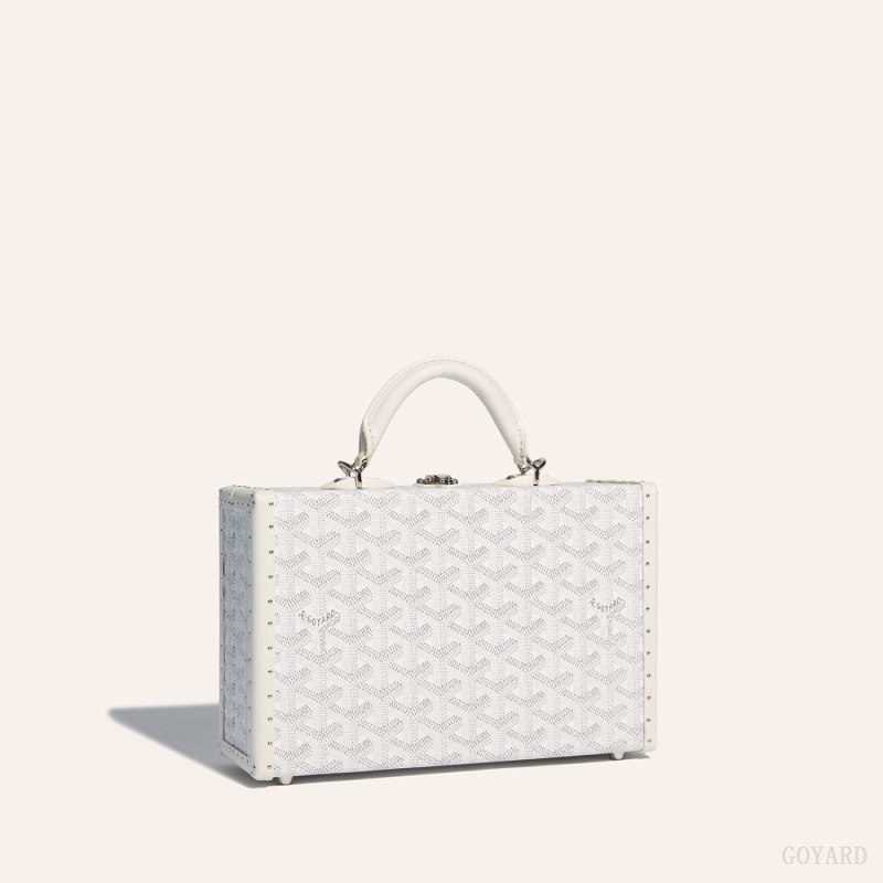Bolsas De Ombro Goyard Grand Hôtel Trunk Bag Branco | GY-VJU0746