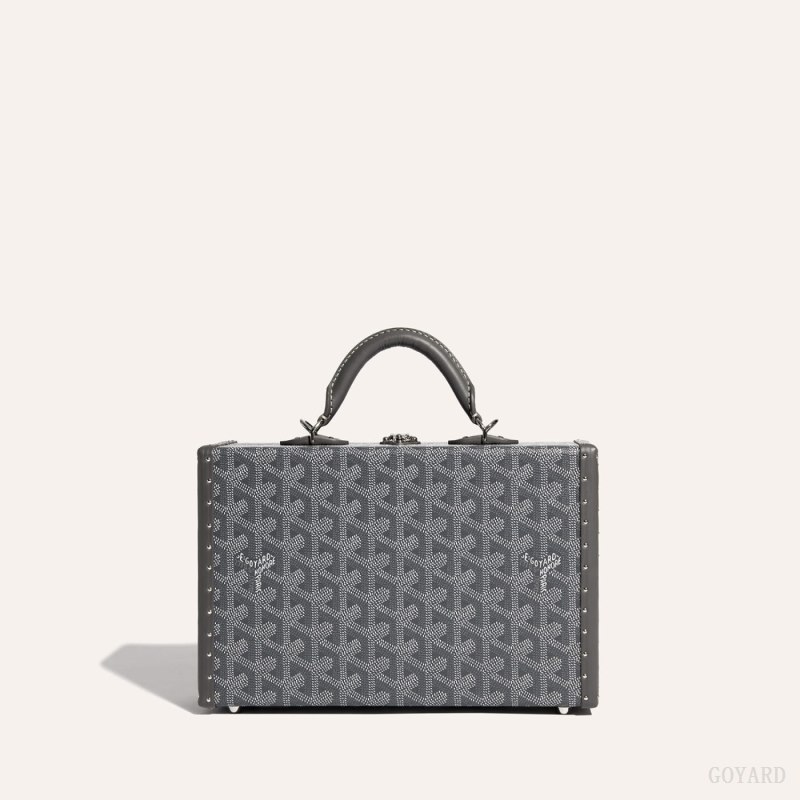 Bolsas De Ombro Goyard Grand Hôtel Trunk Bag Cinzentas | GY-GTU3386