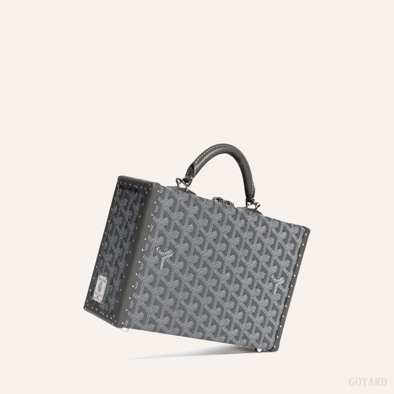 Bolsas De Ombro Goyard Grand Hôtel Trunk Bag Cinzentas | GY-GTU3386