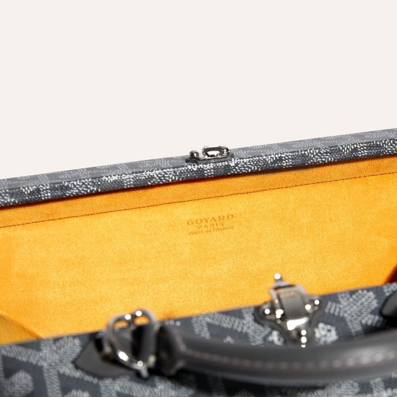 Bolsas De Ombro Goyard Grand Hôtel Trunk Bag Cinzentas | GY-GTU3386