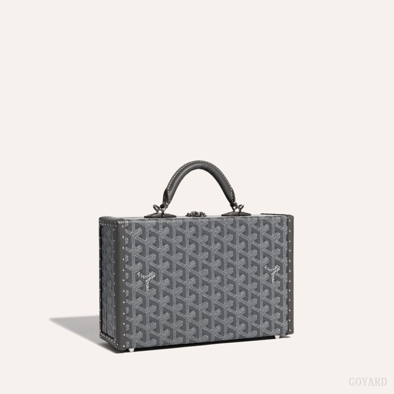 Bolsas De Ombro Goyard Grand Hôtel Trunk Bag Cinzentas | GY-GTU3386