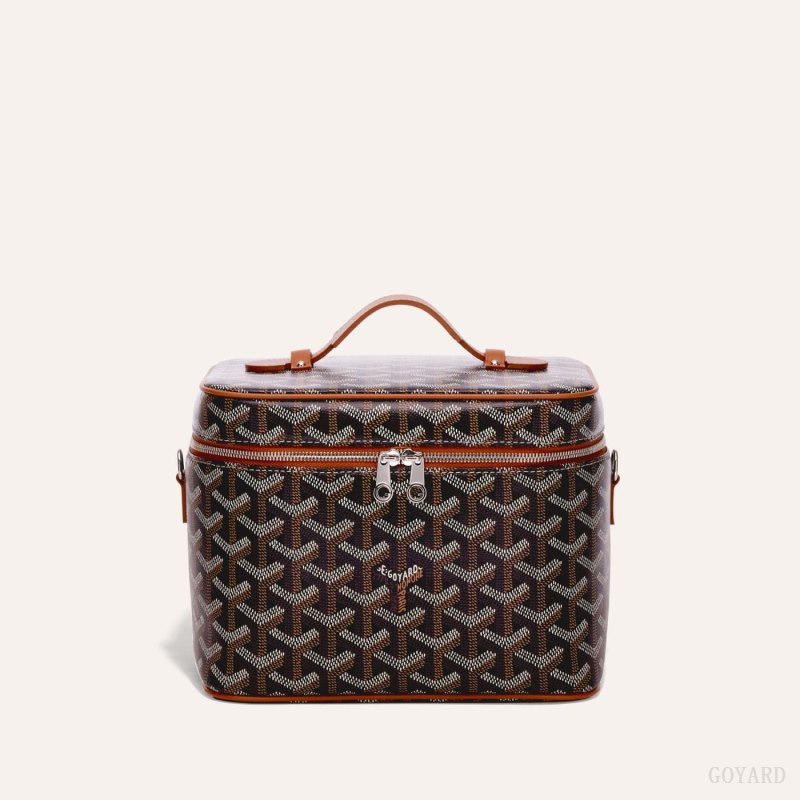 Bolsas De Ombro Goyard MUSE VANITY CASE Pretas Marrom | GY-WWM6601