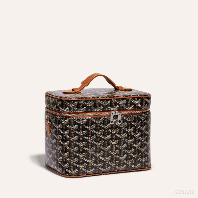 Bolsas De Ombro Goyard MUSE VANITY CASE Pretas Marrom | GY-WWM6601