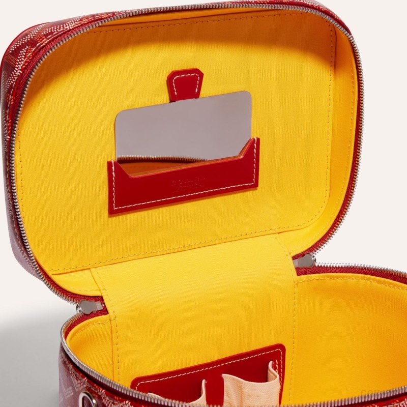 Bolsas De Ombro Goyard MUSE VANITY CASE Vermelhas | GY-YFL1557