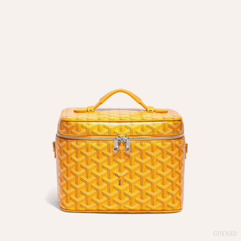 Bolsas De Ombro Goyard MUSE VANITY CASE Amarelas | GY-KDM7334