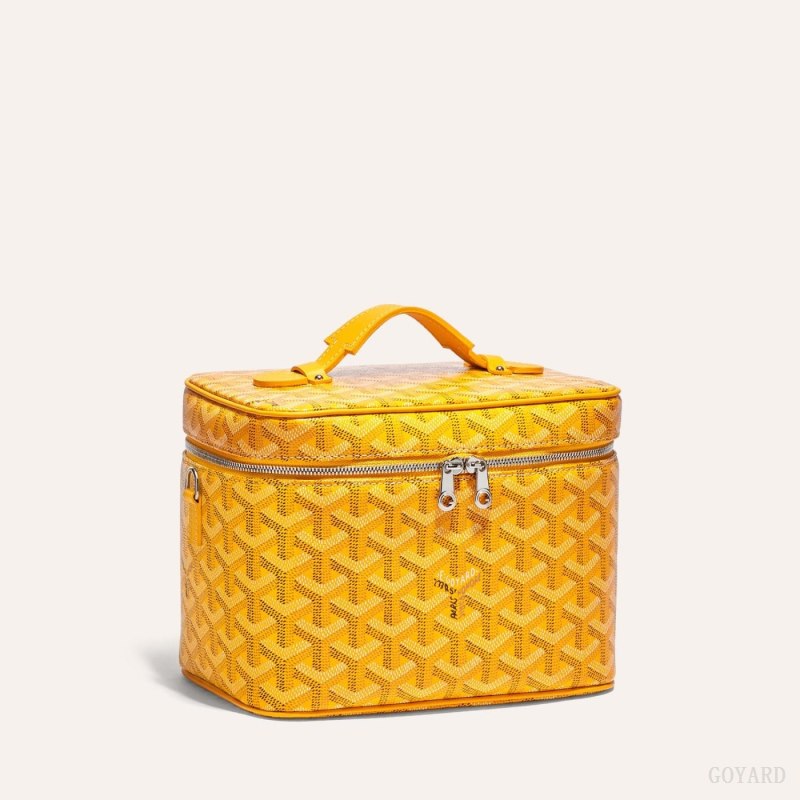 Bolsas De Ombro Goyard MUSE VANITY CASE Amarelas | GY-KDM7334