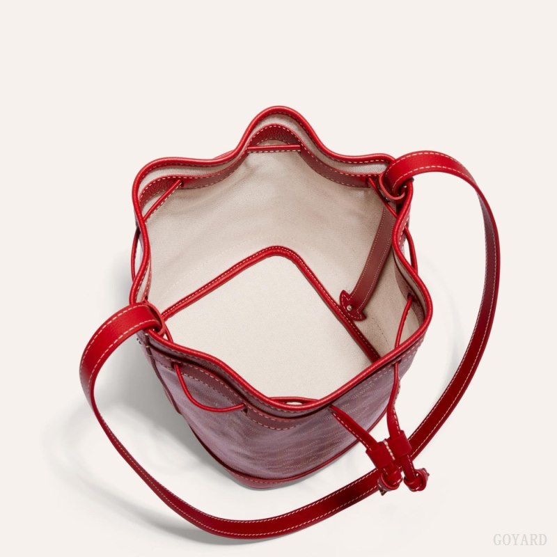 Bolsas De Ombro Goyard PETIT FLOT BUCKET BAG Vermelhas | GY-AFD1427