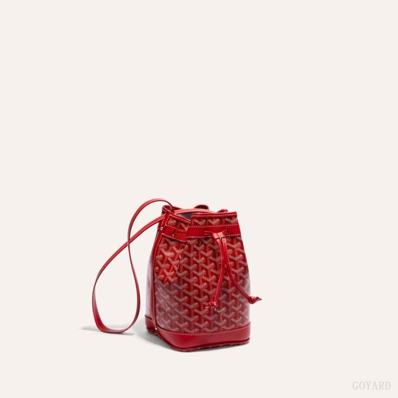 Bolsas De Ombro Goyard PETIT FLOT BUCKET BAG Vermelhas | GY-AFD1427