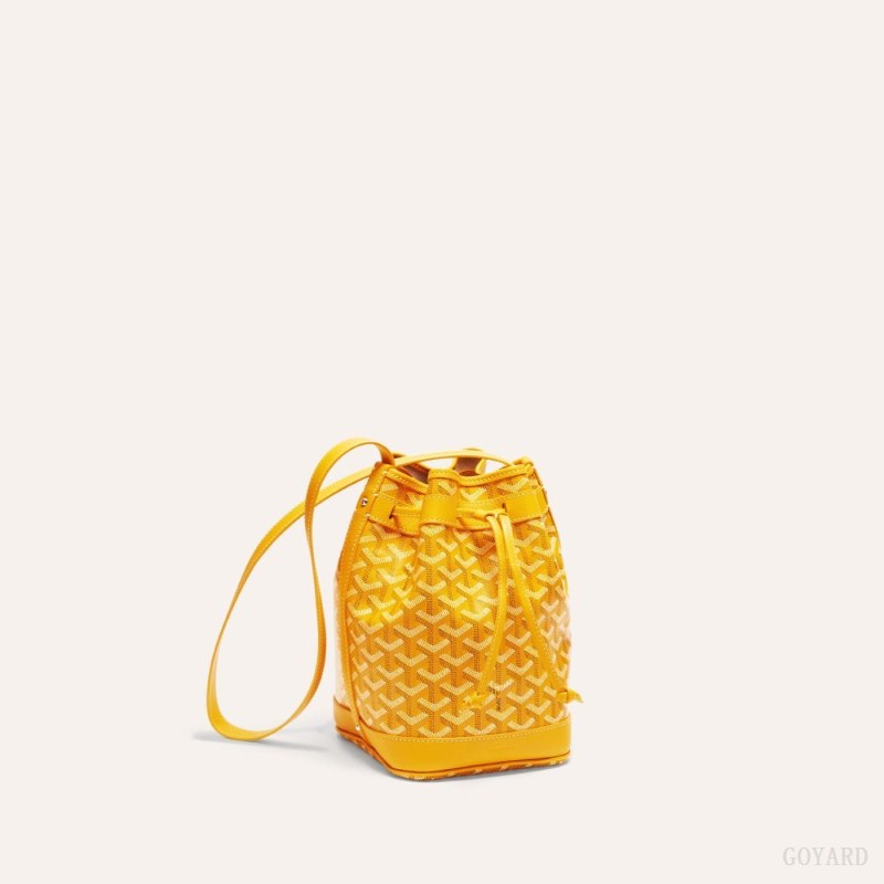 Bolsas De Ombro Goyard PETIT FLOT BUCKET BAG Amarelas | GY-EMD7003