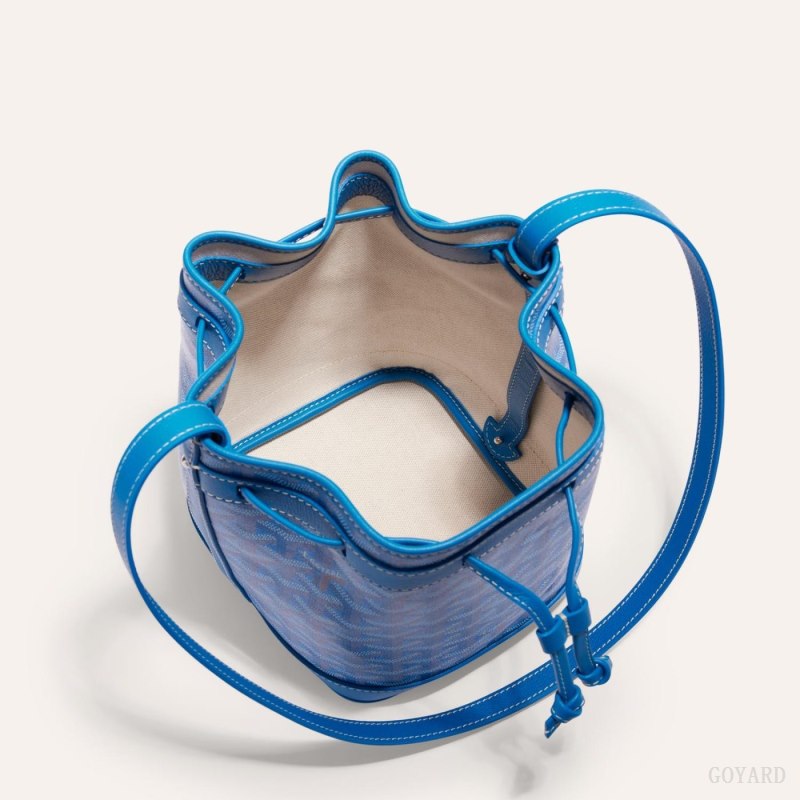 Bolsas De Ombro Goyard PETIT FLOT BUCKET BAG Azuis | GY-FXG3667