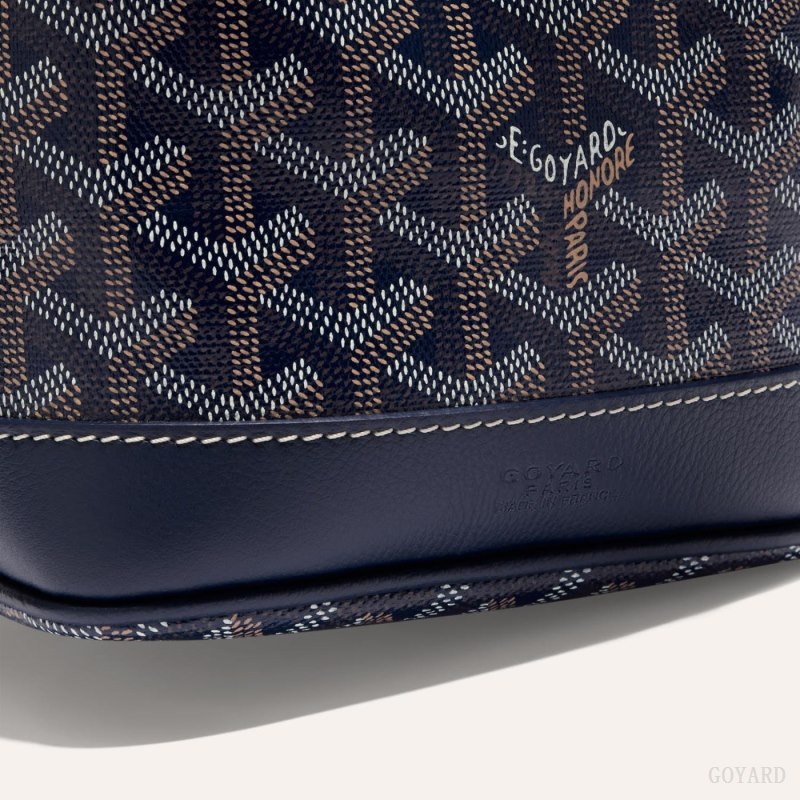 Bolsas De Ombro Goyard PETIT FLOT BUCKET BAG Azul Marinho Azuis | GY-NMU0183