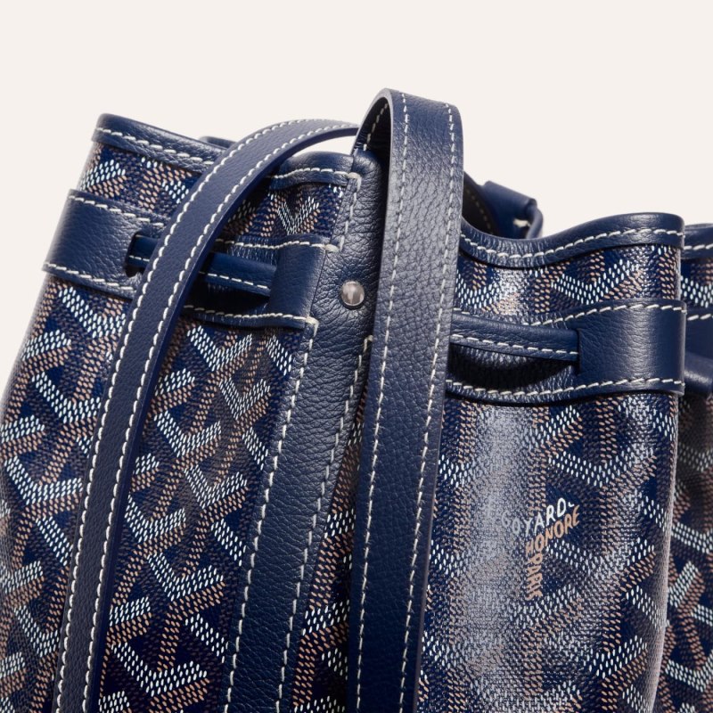 Bolsas De Ombro Goyard PETIT FLOT BUCKET BAG Azul Marinho Azuis | GY-NMU0183
