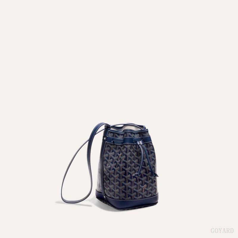 Bolsas De Ombro Goyard PETIT FLOT BUCKET BAG Azul Marinho Azuis | GY-NMU0183