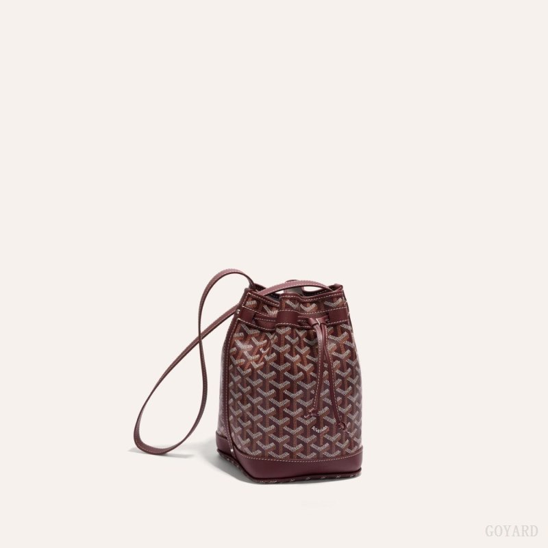 Bolsas De Ombro Goyard PETIT FLOT BUCKET BAG Bordeaux | GY-EWA9075