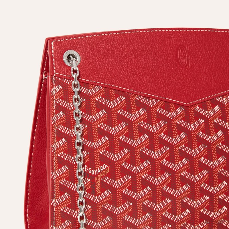 Bolsas De Ombro Goyard Rouette Structuré PM Bag Vermelhas | GY-OED4519