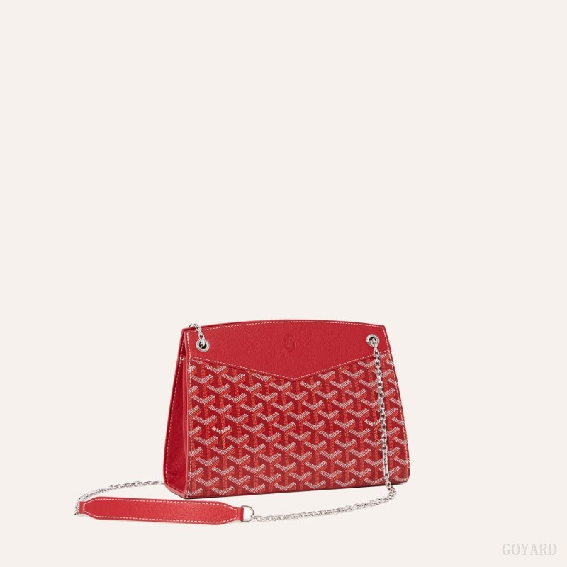 Bolsas De Ombro Goyard Rouette Structuré PM Bag Vermelhas | GY-OED4519