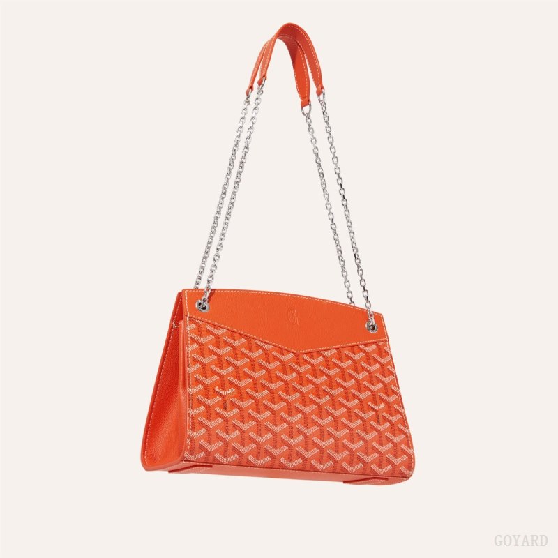 Bolsas De Ombro Goyard Rouette Structuré PM Bag Laranja | GY-DGL9057
