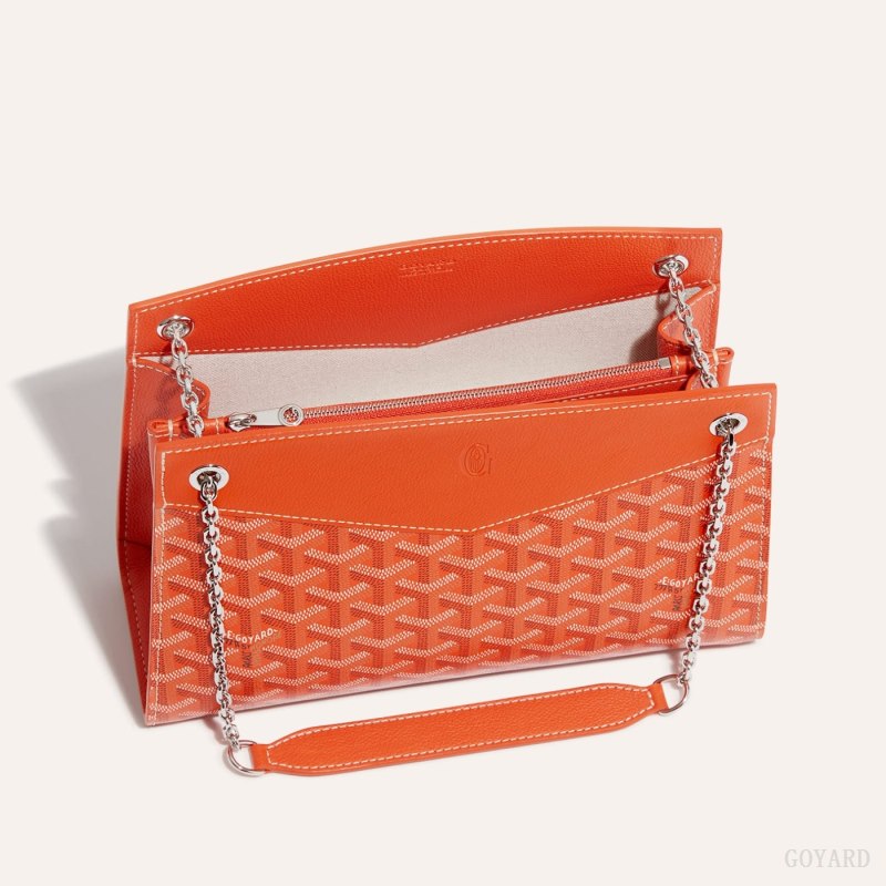 Bolsas De Ombro Goyard Rouette Structuré PM Bag Laranja | GY-DGL9057