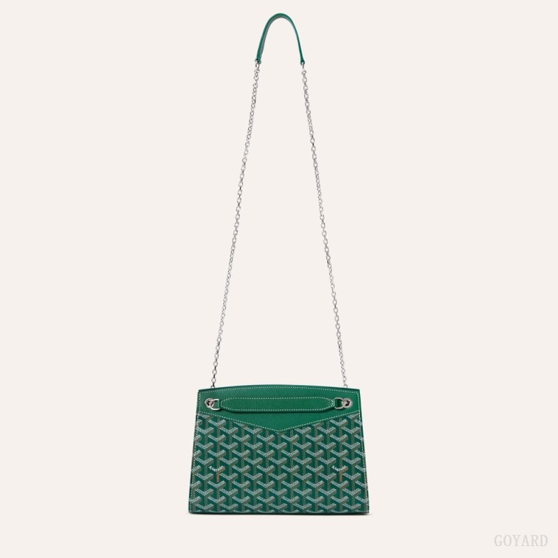 Bolsas De Ombro Goyard Rouette Structuré PM Bag Verdes | GY-PHE9718