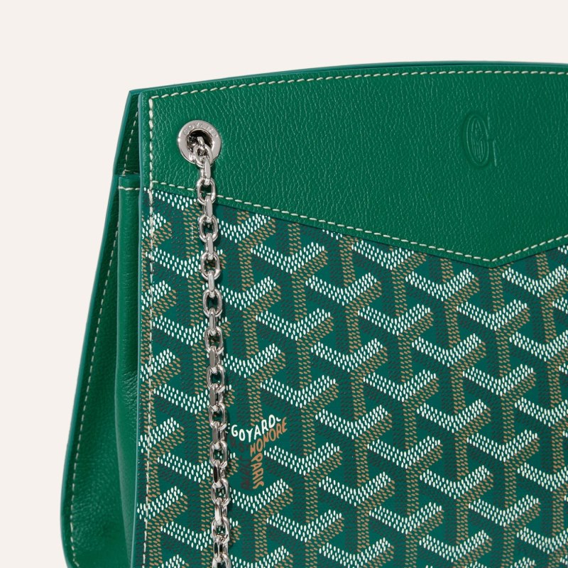 Bolsas De Ombro Goyard Rouette Structuré PM Bag Verdes | GY-PHE9718