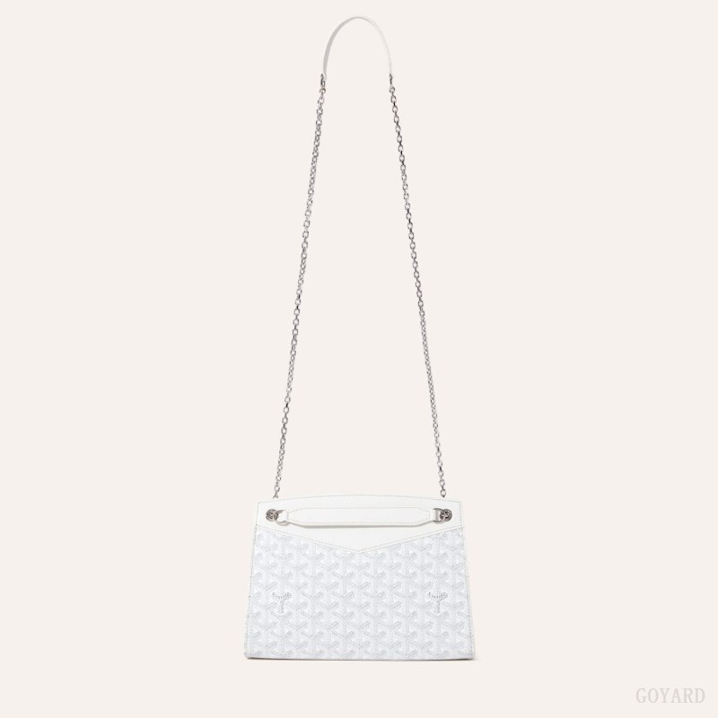Bolsas De Ombro Goyard Rouette Structuré PM Bag Branco | GY-TYD0832