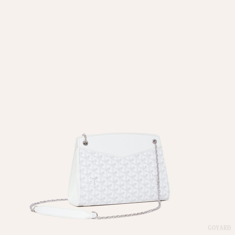 Bolsas De Ombro Goyard Rouette Structuré PM Bag Branco | GY-TYD0832